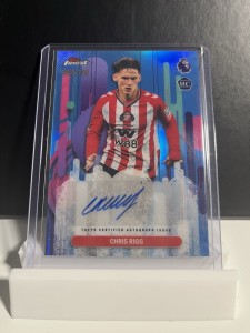 Topps Premier League Finest 25/26 Chris Rigg RC Sunderland Auto /150 for sale on Ebay