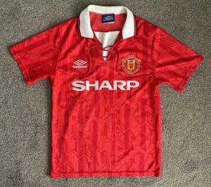 Original Authentic Umbro Manchester United 1992/1993 Home Shirt Mens Small for sale on Ebay