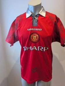 Original Manchester United 1996-98 Home Shirt for sale on Ebay