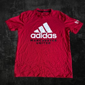 adidas Manchester United Player Issue  Casual Tour t-shirt - Small for sale on Ebay