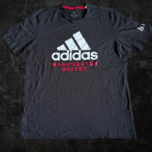 adidas Manchester United Player Issue  Casua t-shirt - Medium for sale on Ebay
