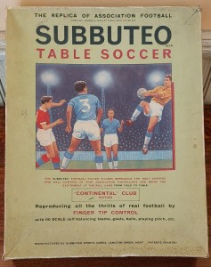 Vintage 1960s Subbuteo Table Soccer Continental Club Edition empty box for sale on Ebay