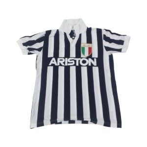 Juventus Ariston Home Shirt M COPA Official 100% Cotton Pre-Owned Sporting Goods for sale on Ebay