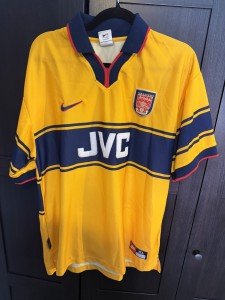 Original Nike Arsenal 1997/1998 Away Shirt Mens Extra Large XL for sale on Ebay