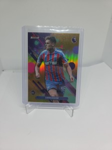 Topps finest Premier League 2026 Justin Devenny Crystal palace rookie Gold /50 for sale on Ebay