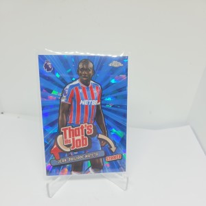 Jean Phillips Mateta That’s His Job Insert  - Crystal Palace - Topps Sapphire for sale on Ebay