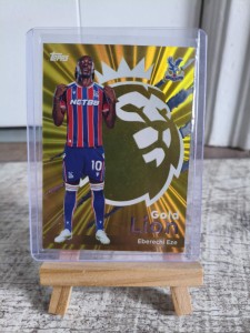 Topps Premier League 2025/2026 Eberechi Eze Gold Lion Crystal Palace for sale on Ebay