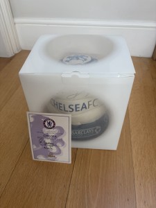 Signed Chelsea FC Football 2012 with certificate of  authenticity for sale on Ebay
