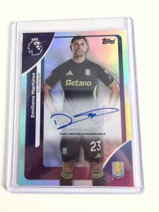 Topps Premier League 2025 - Emiliano Martinez - Auto Aston Villa for sale on Ebay