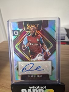 Darren Bent Auto Aston Villa Panini Select for sale on Ebay