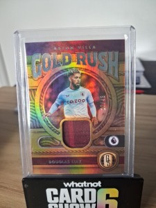 Douglas Luiz Gold Rush Patch /49 Panini Chronicles Aston Villa for sale on Ebay