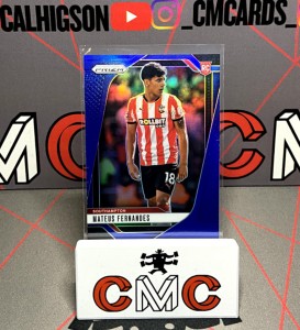 2024-25 panini prizm Mateus Fernandes RC blue /299 Southampton for sale on Ebay