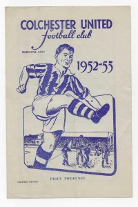 1952/53 Eastern Counties League - COLCHESTER UNITED Reserves v. CLACTON TOWN for sale on Ebay