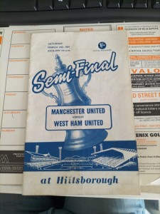 Manchester United V West Ham 14/03/1964 FA Cup Semi . for sale on Ebay