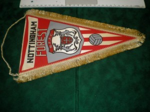 Vintage Pennant  Nottingham Forest F.C. / England for sale on Ebay