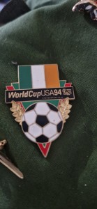 Vintage FIFA World Cup USA 94 Enamel Pin Badge Ireland Football 1994 Official for sale on Ebay