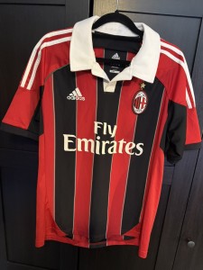 Original Adidas AC Milan 2012/2013 Home Shirt Mens Medium for sale on Ebay