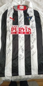 DAFC Signed Shirt And Two Signed Footballs Dunfermline Athletic Football Club for sale on Ebay