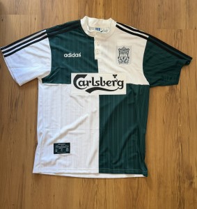GENUINE BNWT Liverpool adidas Originals 1995 Away Shirt for sale on Ebay