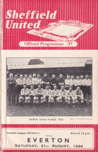 18 Sheffield United 1954-1955 Division 1 programmes for sale on Ebay