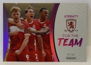 Panini EFL Eternity 2025/26 Middlesbrough For The Team 1/25 Bookend for sale on Ebay
