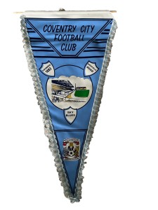 Genuine Vintage Coventry City FC  Pennant from 1980,s Highfield rd for sale on Ebay