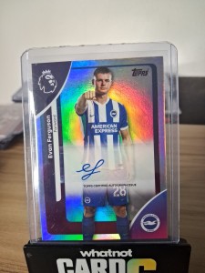 Evan Ferguson Auto Topps Premier League Brighton for sale on Ebay
