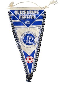 Vintage Queens Park Rangers QPR Pennant Banner 1980's for sale on Ebay