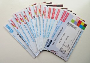 Chelsea FC: 16 Match Ticket Stub Bundle: 1997 - 2004 (Coors/Autoglass/Emirates) for sale on Ebay