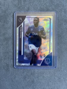 Thierno Barry Topps Premier League Chrome 2026 /92 Refractor Everton  for sale on Ebay