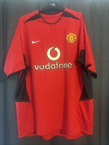Nike Manchester United 02/04 Vintage Home Football Shirt Size L. for sale on Ebay