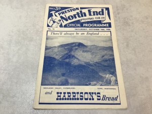 Preston North End v Leeds United 1950/51 Division 2 - 14th October 1950 for sale on Ebay