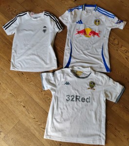 Three X Genuine Leeds United Tshirts White With Leeds United Logos Size XS for sale on Ebay