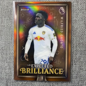2026 Topps Finest EPL - Wilfried Gnonto Expected Brilliance /25 - Leeds United for sale on Ebay