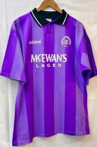 ADIDAS RANGERS FC 1994-95 Third Short Sleeve Football Top Size 42/44 - CG C51 for sale on Ebay