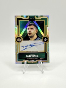 Emiliano Martinez /75 Autograph Topps UCC Gold 2025/26 Aston Villa for sale on Ebay
