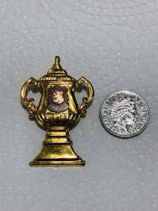Very Rare Aston Villa F.a. Cup Large Pin Badge  1950/60 for sale on Ebay
