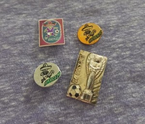 MEXICO 70 FIFA WORLD CUP FOUR FOOTBALL PIN BADGES for sale on Ebay