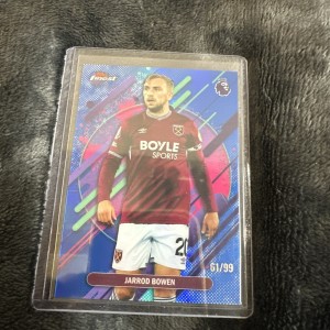 Topps PL Chrome Finest 2026 - Jarrod Bowen 61/99 West Ham Rare Base for sale on Ebay