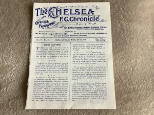Chelsea V Queens Park Rangers. 2nd Apr 1910. + Brighton V Watford. 4 Page. COPY for sale on Ebay