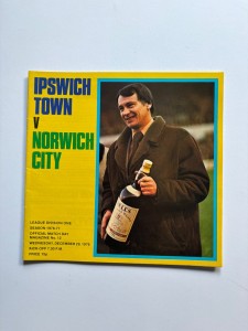 IPSWICH TOWN v NORWICH CITY...1976/77 DIV 1 for sale on Ebay