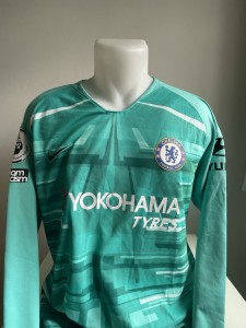Nike Chelsea Player Issue Keeper L/S Shirt 19/20 Arrizabalaga Signed for sale on Ebay