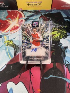Max Dowman RC Black Laser  Auto Arsenal Topps Chrome UCC 25/26 Pack Fresh for sale on Ebay