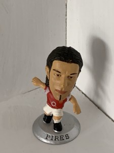 Corinthian Microstars Robert Pires Arsenal Home Kit Silver Base 2003 MC1656 for sale on Ebay