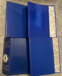 4x OFFICIAL Chelsea FC Programme Binders for sale on Ebay