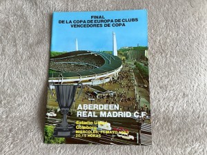 European Cup Winners Cup Final. 1983. Aberdeen V Real Madrid. Madrid Issue. for sale on Ebay