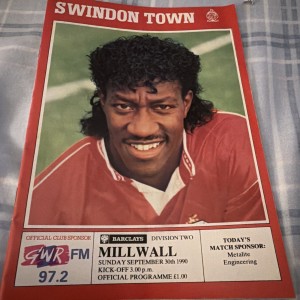 Football Programme - Swindon Town v Millwall - Div 2 - 30/9/1990 for sale on Ebay