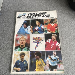 Holland v Scotland Euro 92 for sale on Ebay