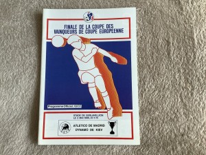 European Cup Winners Cup Final 1986. Atletico Madrid V Dynamo Kiev. for sale on Ebay