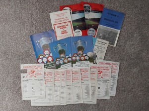 RARE 60s/70's Manchester United Programmes Single Sheets - Youth Central League  for sale on Ebay